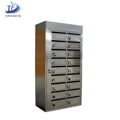 Customized Apartment Used Outdoor Stainless Steel Letter Box