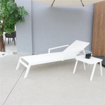Factory Direct Supply Moden Rattan Wicker Furniture, Double Chaise Lounge Outdoor Furniture Beach Chair