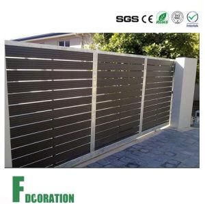 Weather Resistant Outdoor Garden WPC Fence Gate &amp; Patition
