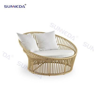 Modern Rattan Aluminum Sunlounge Outdoor Garden Daybed