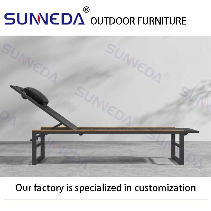 High Quality Hotsales Outdoor Furniture Sun Lounger Lying Bed Outdoor Garden Chair