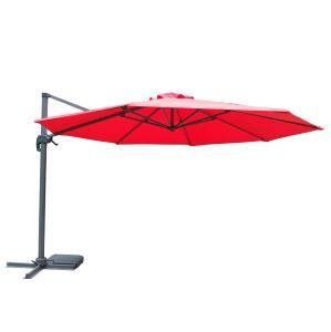 3m Round Roma Aluminum Garden Patio Umbrellas Outdoor Sun Parasol Umbrella