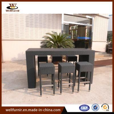 2018 Outdoor Bar Stools/Rattan Bar Stools/Rattan Bar Chair Table Set