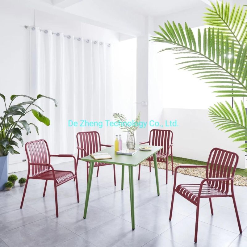 Commercial Use Restaurant Dining Table Outdoor Bistro Dining Bar Furniture