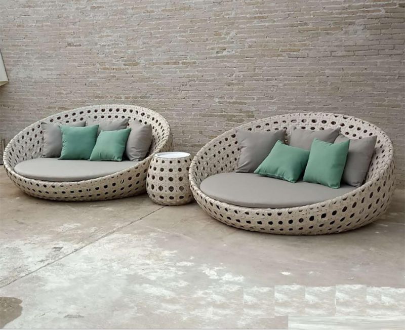 Promotional Modern Waterproof UV Resistant Outdoor Recliner Furniture Sofa Daybed