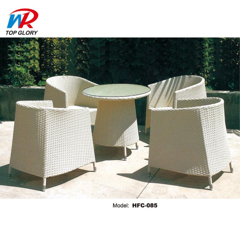 Chinese Furniture Modern Design Outdoor Rattan Chair and Table