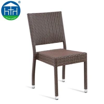 Outdoor Rattan Furniture for Table and Armless Chair