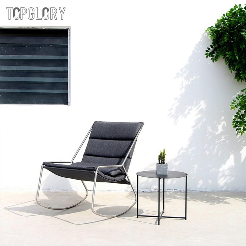 New Design Series Stainless Steel Tube Textilene Leisure Chaise Outdoor Sun Lounger Furniture