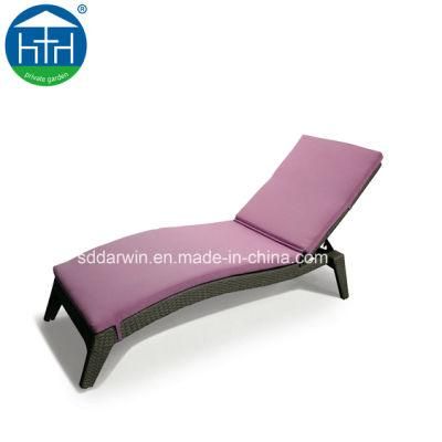 Hot Selling Garden Furniture Used Rattan Chaise Lounge Chair