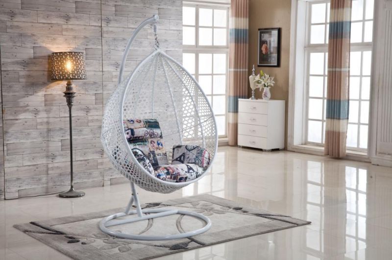 China by Sea Rotary OEM Foshan White Garden Swing Patio Hanging Chair