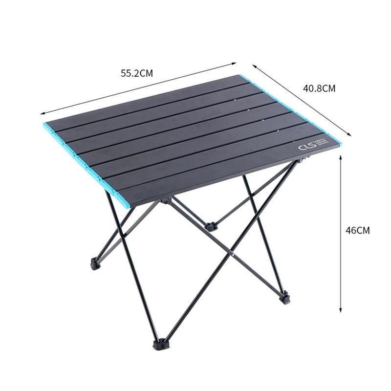 Portable Folding Camping Table Aluminum Alloy Foldable Picnic Tables Outdoor Desk Barbecue Table Hiking Traveling Table