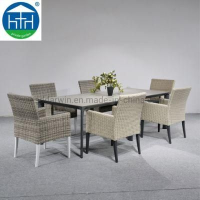 Hot Sale Leisure Patio Garden Outdoor Wicker Rattan Furniture Garden Table and Chair