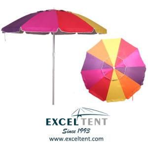 180cm Diameter Double Layer Outdoor Sun Beach Umbrella (TKET-2045)
