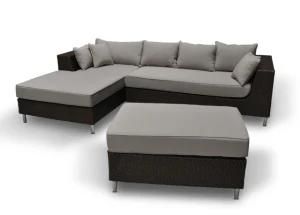 Daybed Outdoor Garden Leisure Wicker Rattan Lounge Furniture Sofa Set