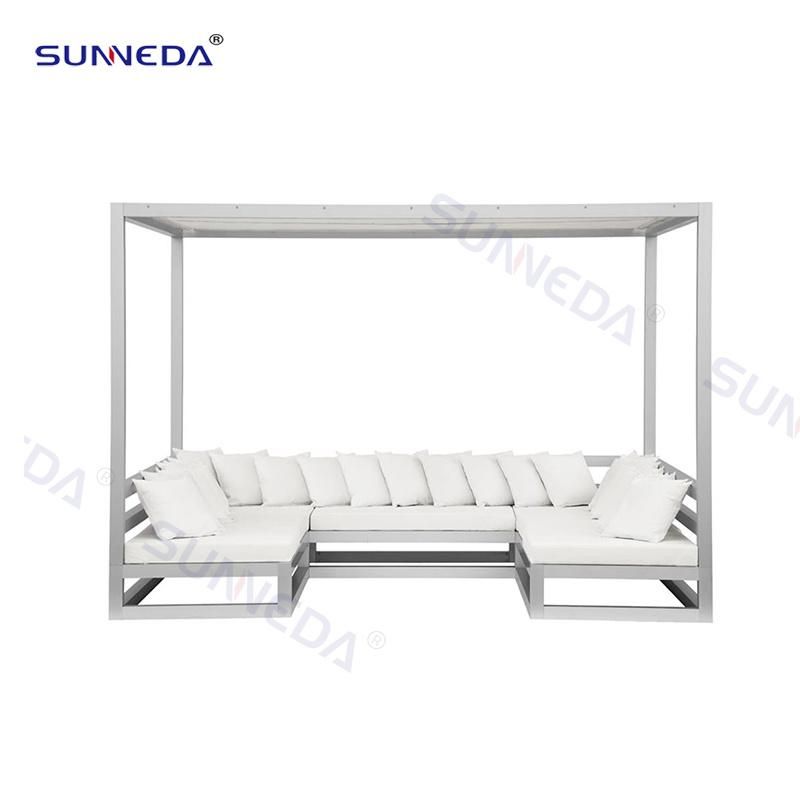 Morden Creative Design Fabric Poolside Beach Sunbed Hotel Furniture Beach Outdoor Daybed