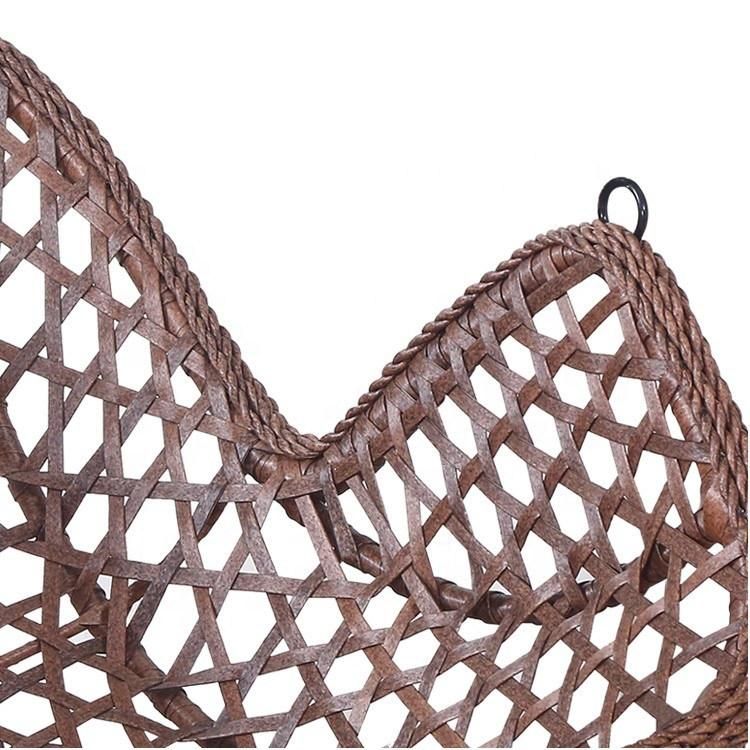 Wholesale Garden Home Wicker Hanging Rattan Outdoor Round Swing Chair