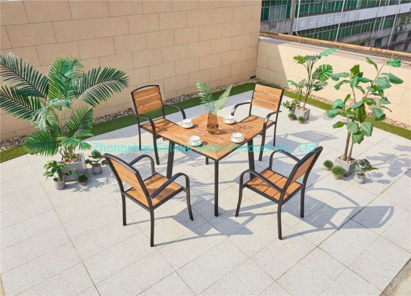 4 Seat Garden Chair and Table Aluminum Outdoor Garden Sets Dining Furniture Sets Dining Sets