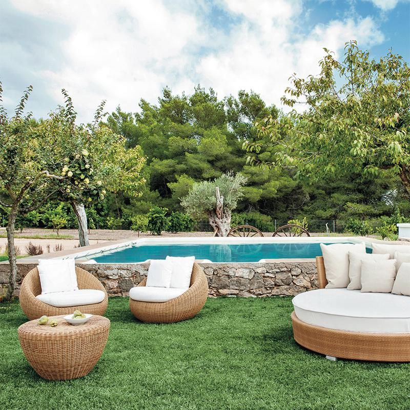 Outdoor Sofa Courtyard Rattan Creative Lazy Hotel Furniture