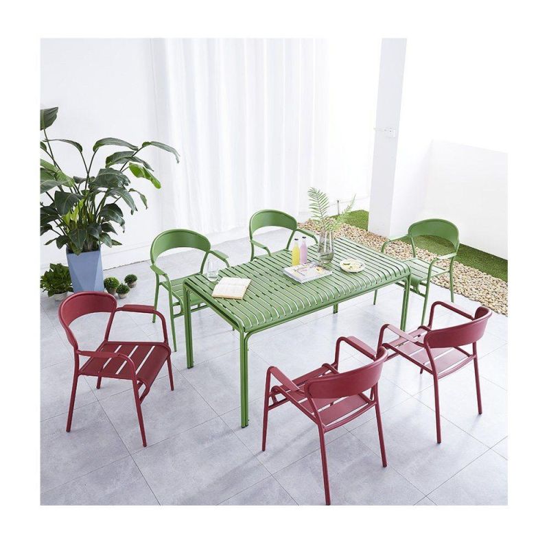 Wholesale Aluminum Outdoor Modern Side Table Europe Anti Rusty Outdoor Table