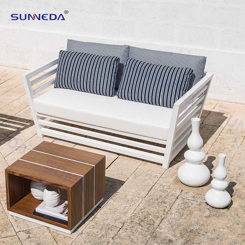 Modern Simple Style Aluminum Sofa Chair Outdoor Furniture