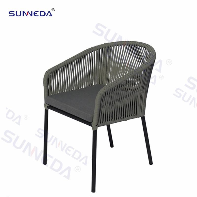Aluminium Alloy Disassembly Structure Courtyard Lawn Pub Manor Outdor Armchair Set
