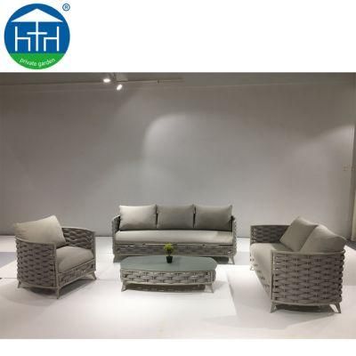 Rope Weaving Aluminium Sofa Furniture Garden Lounge Set Outdoor Furniture