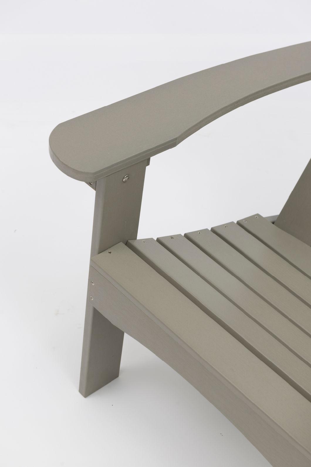 Wholesale Outdoor Sillas Exterior Poly Chair Lawn Set Monoblock Adirondack Armchair Gray Plastic Wood Reclining Garden Chairs