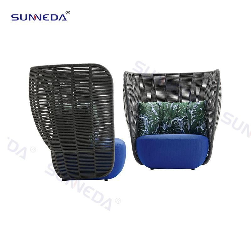 Modern Customized Hot-Selling Aluminum Frame Webbing Leisure Outdoor Sofa