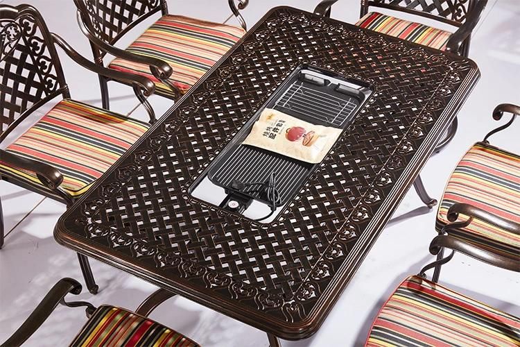 Economical Model Multifunctional Garden Table Set Fire Pit Patio Outdoor Pan Set