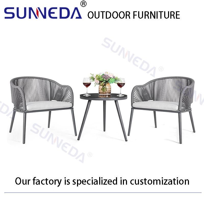 New Design Outdoor Garden Patio Woven Arm Chair