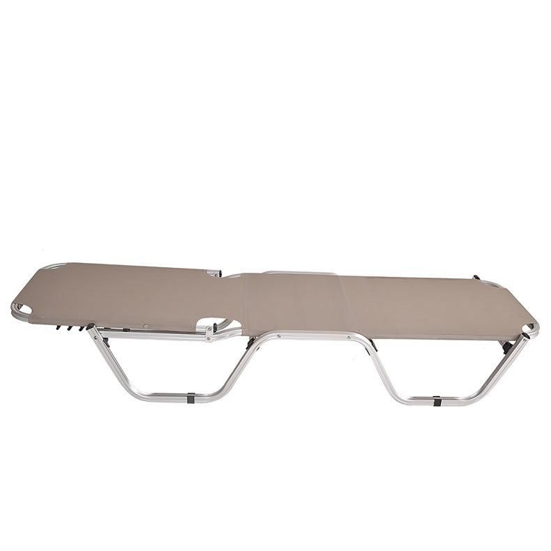 Aluminum Outdoor Sun Chair Pool Chaise Lounge Chair with Armrest