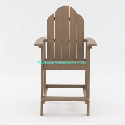 China Wholesale Patio Wooden Home Outdoor Garden Bar Chair for Poolside
