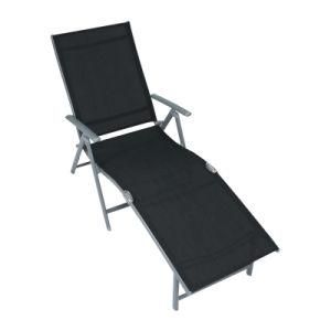 7 Position Waterproof Adjustable Beach Bed Aluminium Frame Folding Reclining Sun Lounger