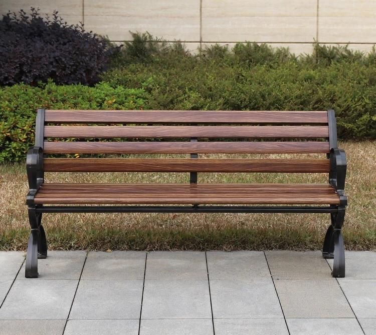 Easy Installation WPC Outdoor Wooden Park Garden Bench