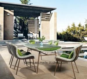 Modern Design Outdoor Garden Furniture Rattan Dining Set with Table &amp; Chair by 6&8 Person Set (YT896-1)