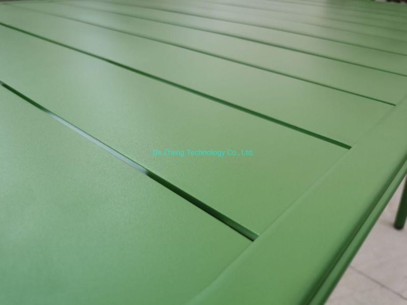 2021 New Modern Side Table Metal Outdoor Furniture Rectangle Coffee Table Factory Sales Aluminum Side Table