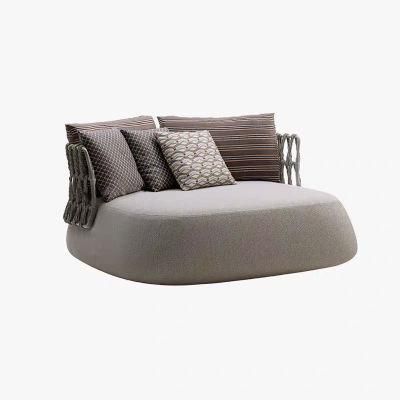 Villa Pool Hot Sale Garden Rattan Furniture Assembly Rattan Outdoor Sofa Bed