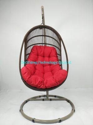 Indoor Hanmmock Patio Swing Chair for Living Room Rattan Swing Chair Egg Shape Swing Chair