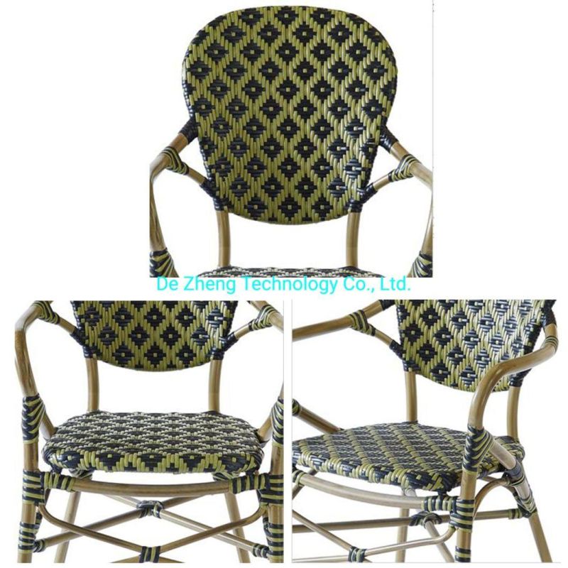 Modern Furniture French Cafe Bistro Rattan Furniture Garden Chairs