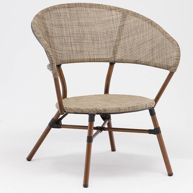 Wide Backrest Famous Design Mesh Metal Chair in Fabric for Outdoor