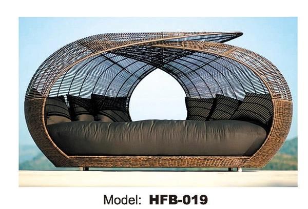 Wicker Furniture Lounge Patio Sun Lounge for Outdoor Garden