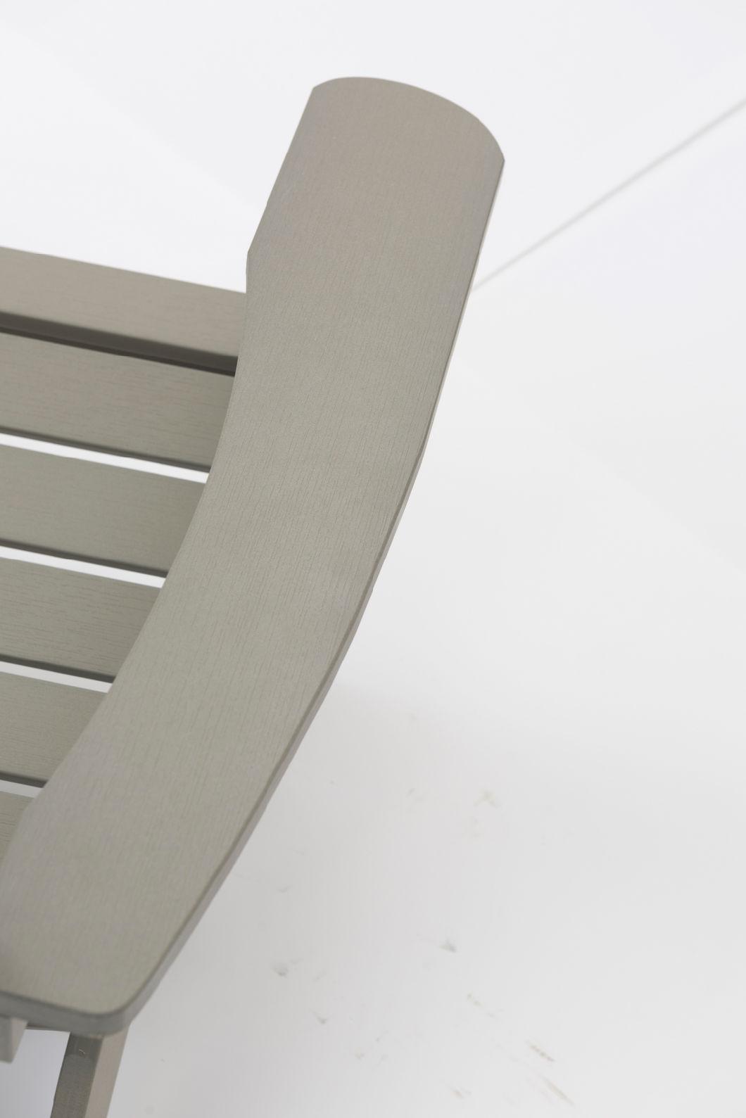 Wholesale Outdoor Sillas Exterior Poly Chair Lawn Set Monoblock Adirondack Armchair Gray Plastic Wood Reclining Garden Chairs
