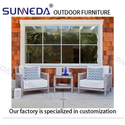 Best Selling New Style Popular Waterproof Fabric Backyard Terrace Garden Sofa Set