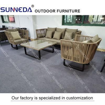 Wholesale Modern Rattan Outdoor Sofa for Pool Garden Hotel Cafe Bar