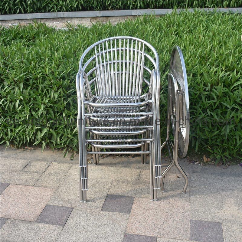 Modern Hot Selling Stainless Steel Chair for Outdoor Garden Furniture