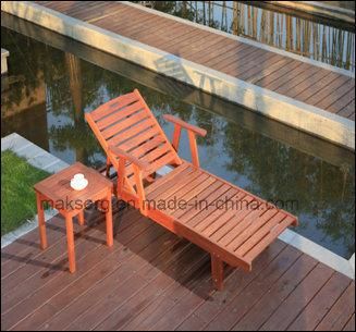 Solid Wood Pattaya Chaise Lounge Tea Table