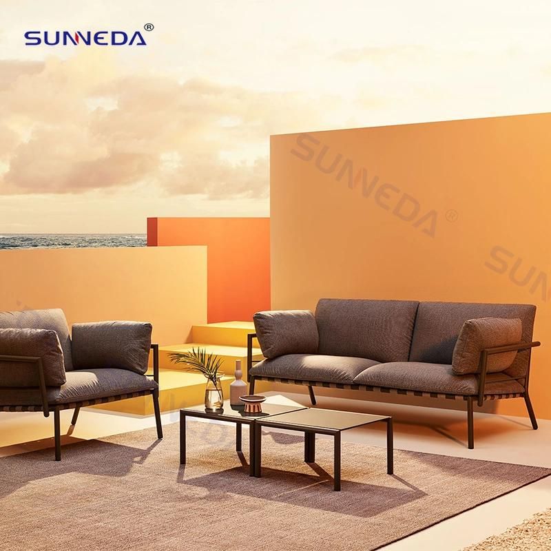 Villa Luxury Public High End Aluminum Furniture Sofa