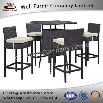Well Furnir Water and UV Resistant Synthetic Rattan Set (T-096)