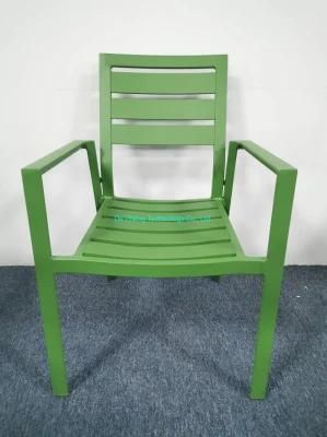 Hot Sale Fast Delivery High Quality Hotel Garden Stackable Chairs Metal Commercial Outdoor Cafe Furniture