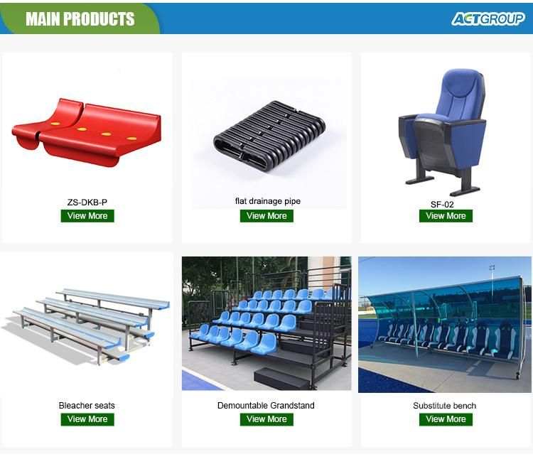 PP Solid Injection Moulded Plastic Seat for Spectator, Public Bucket Seats for Stadium